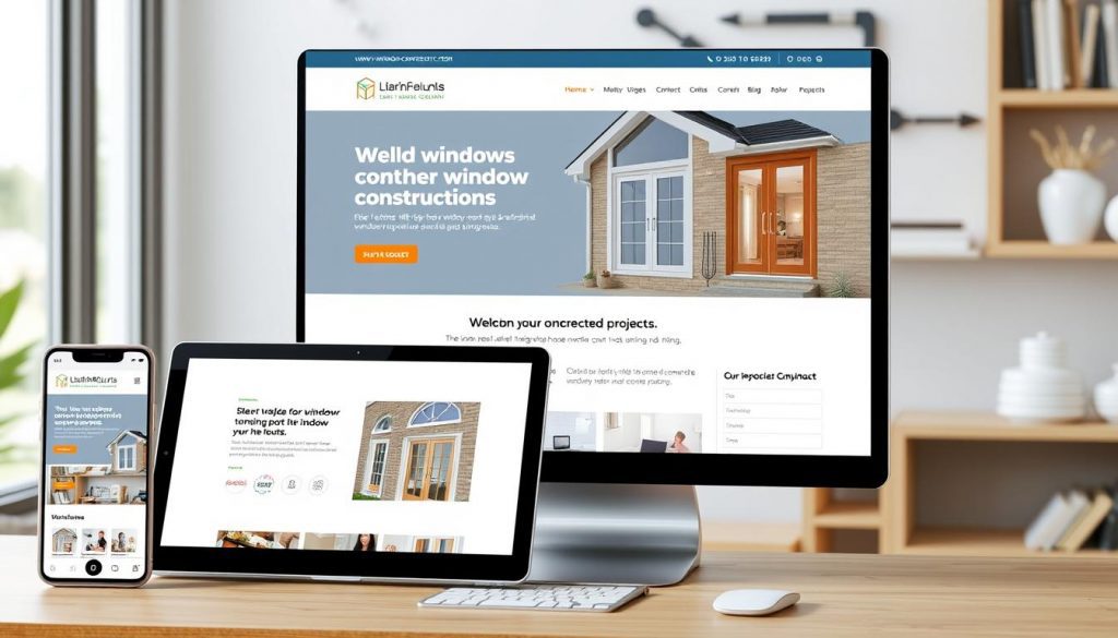 Professionelle Webseite eines Fensterbaubetriebs Professionelle Webseite eines Fensterbaubetriebs